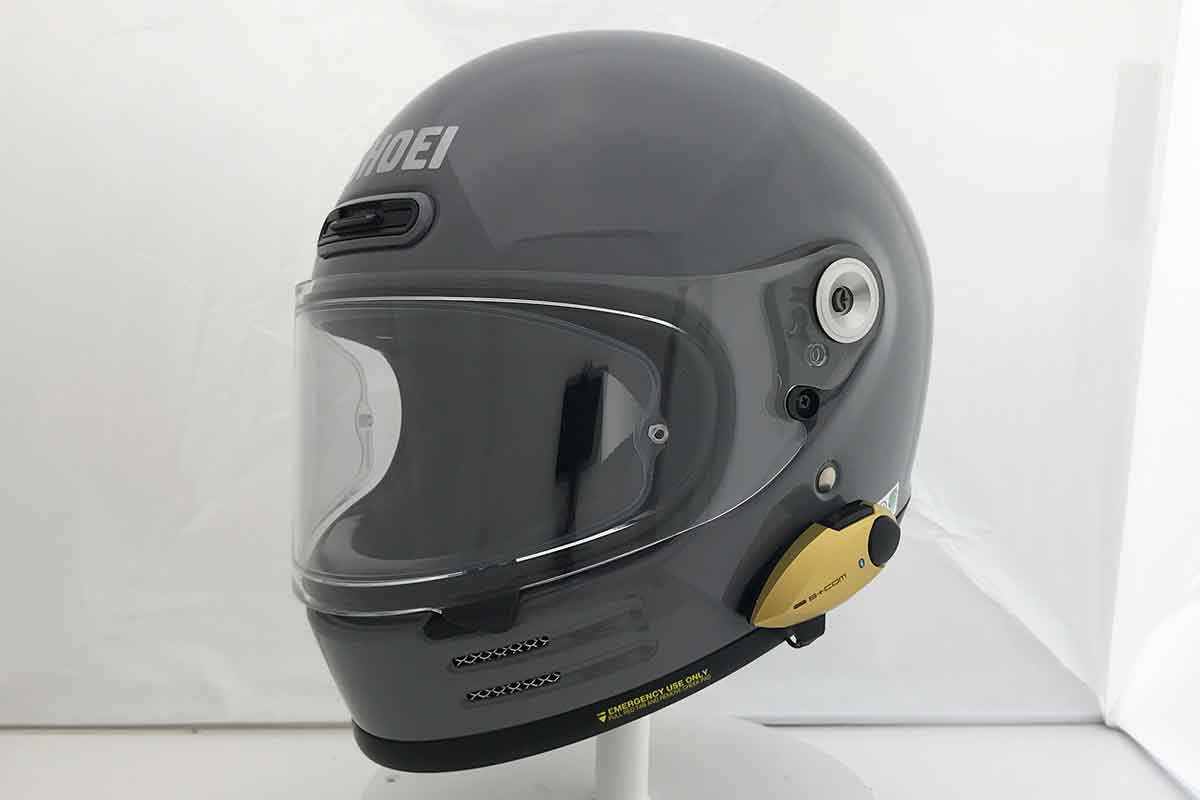 B+COM PLAY バイク用インカム ジェットヘルメット取付方法 SHOEI